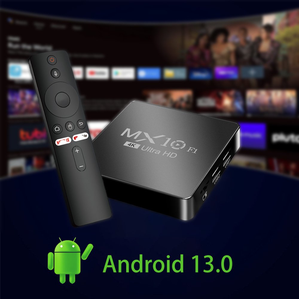 Topleo smart set box tv digital satellite receiver box streaming android 13 certificado mx10 f1 4k 2024 customize android tv box