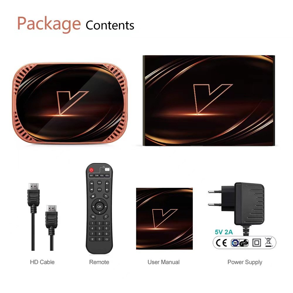 factory wholesale Vontar X4 tv box 4gb 32gb android 11 amlogic s905x4 1000ethernet 2.4g/5g wifi tv set-top box