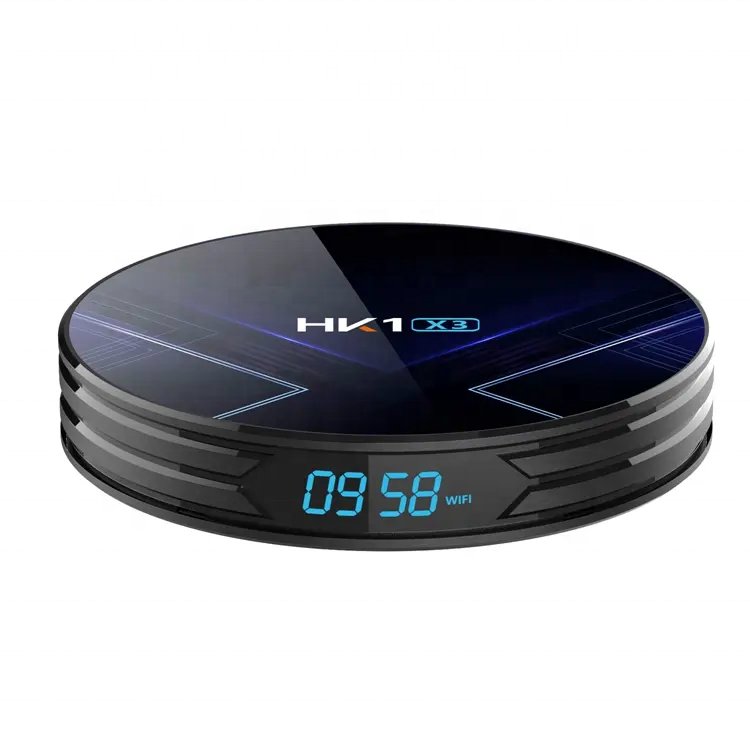 OEM ODM HK1 X3 Set-top Box Customize Amlogic S905X3 2.4G&5G Dual Wifi Support Max 8k Resolution HK1 X3 Android TV Box