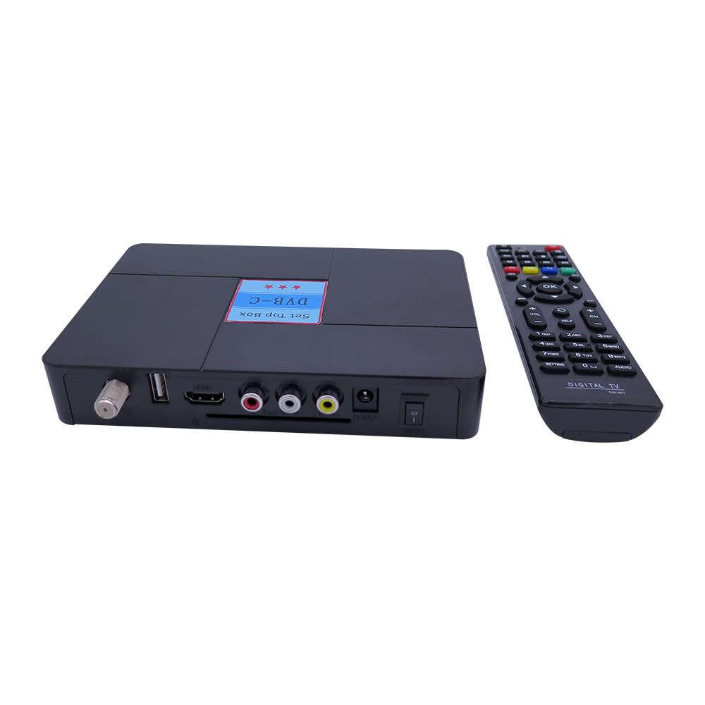 new developed Annex A/C hd digital dvb-c set top box ,dvb-c decoder ,cable receiver dvb-c with full high definition