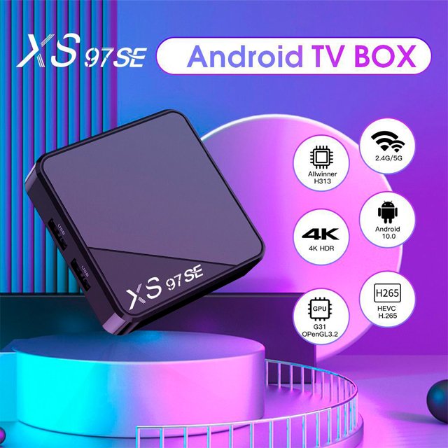 XS97 Cross border Network HD Player H313 Dual band TV Set Top Box Spot Wholesale Foreign Trade TV Box