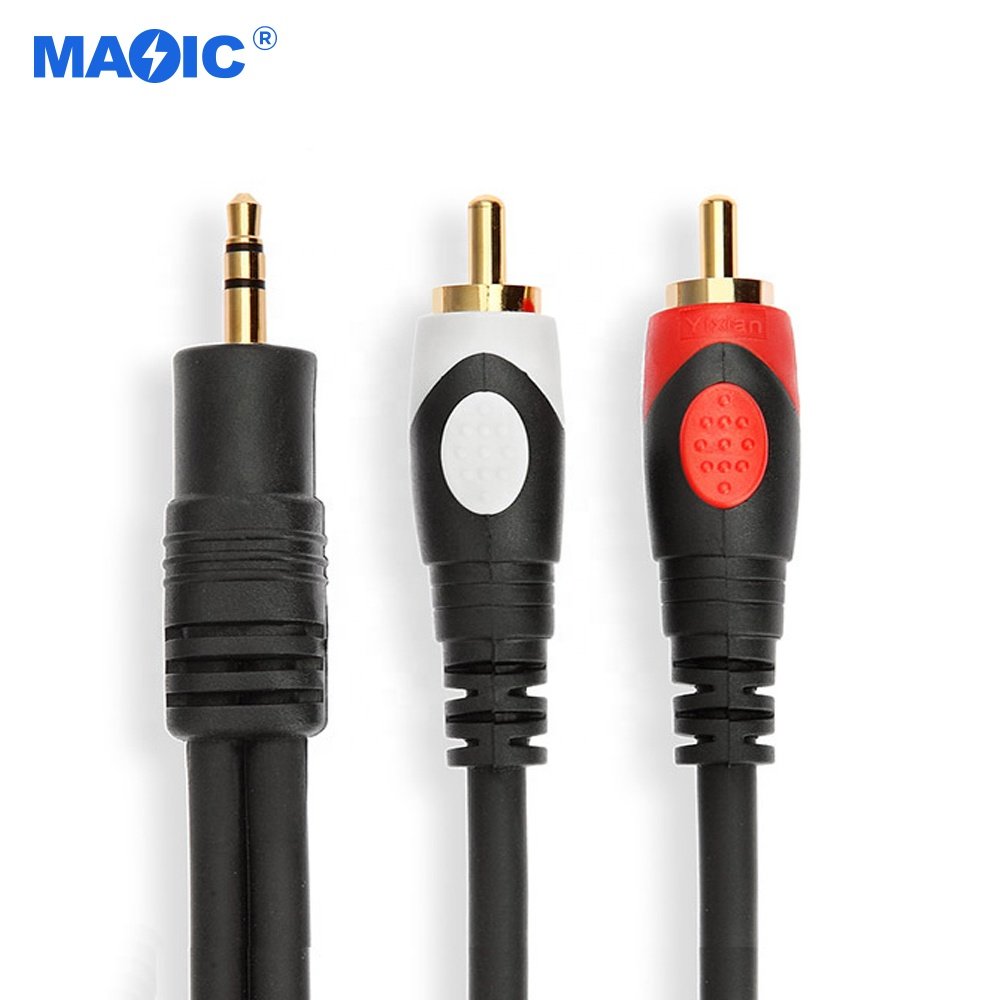 Wholesale Premium OEM CCTV Video Power Cable 3 RCA to HD AV 3 RCA Audio&Video Cable for Set top box, DVD TV Cord RCA Cable
