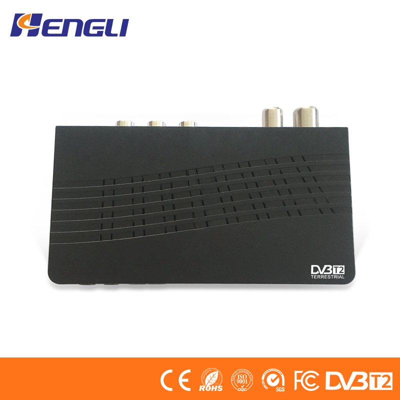 Custom Logo DVB-T2 terrestrial digital tv receiver converter box free to air DVB-T2 STB Set-top box