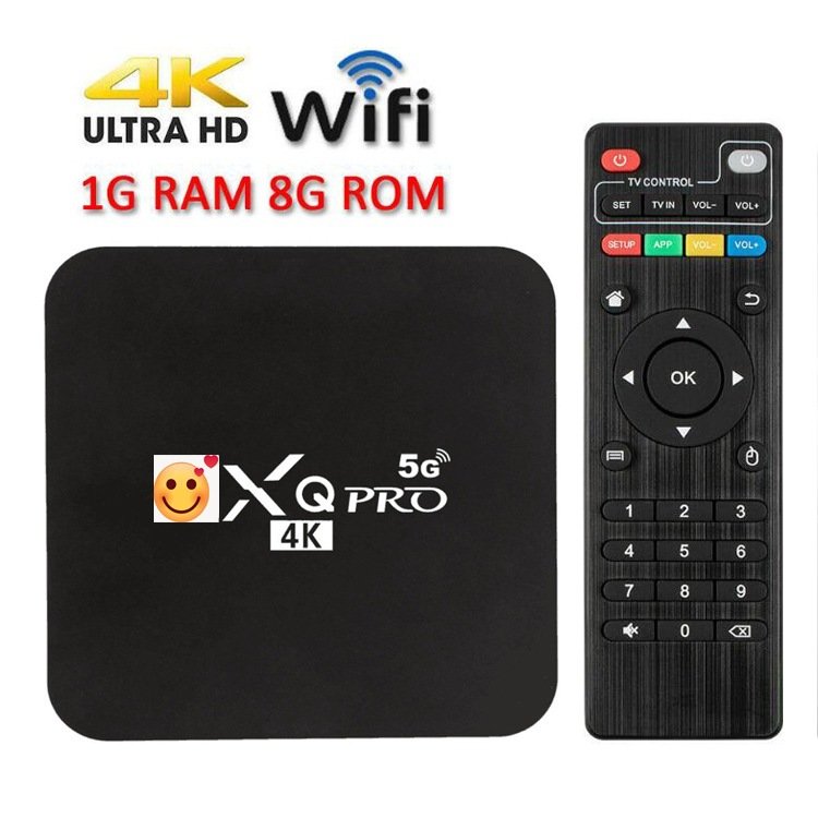 Mxqpro 4k Android 10.0 MXQ-4K set top box 1GB 8GB HD player Android TV box Smart tv 1GB Ram 5G 128gb