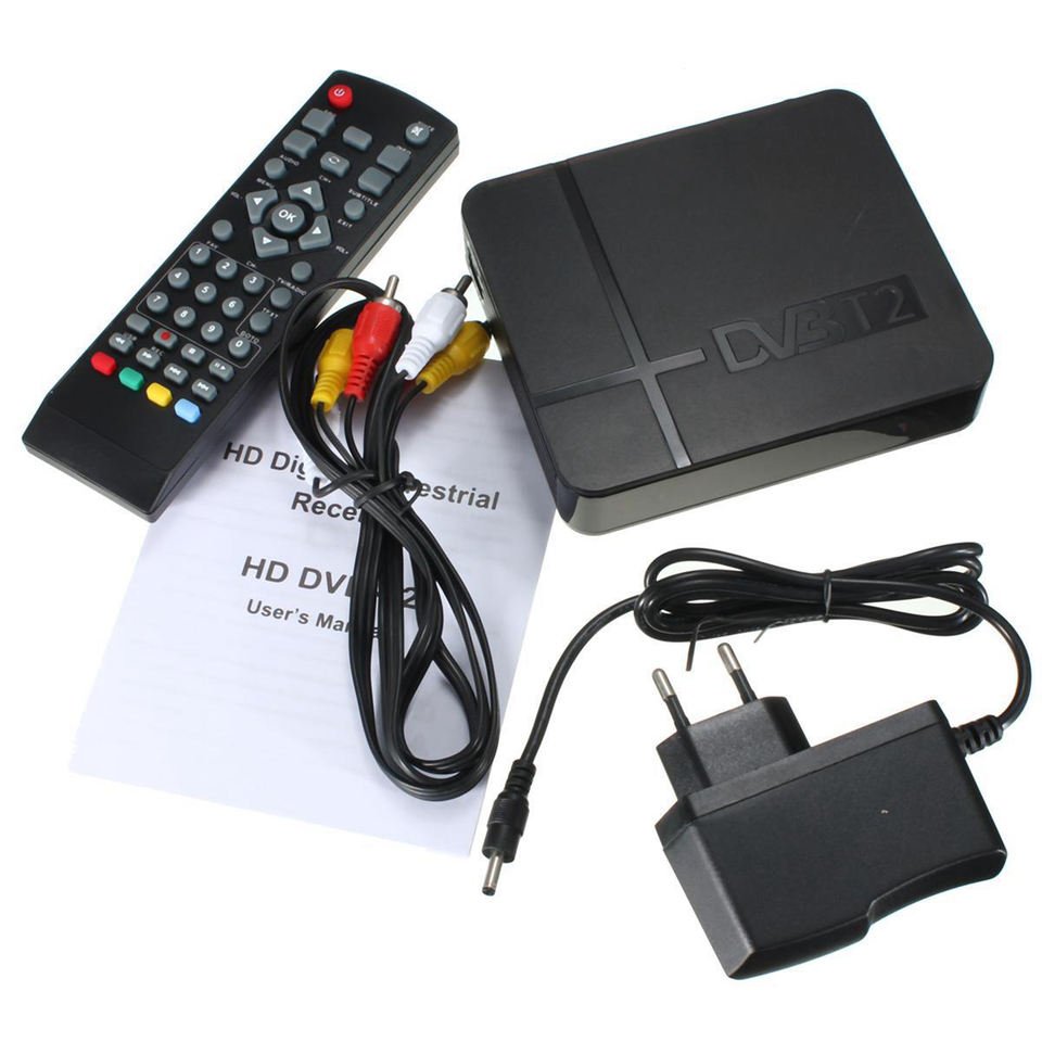 Black Universal DVB-T2 Set-Top Box Remote Control Wireless Smart Television STB Controller Replacement for HDTV Smart TV Box