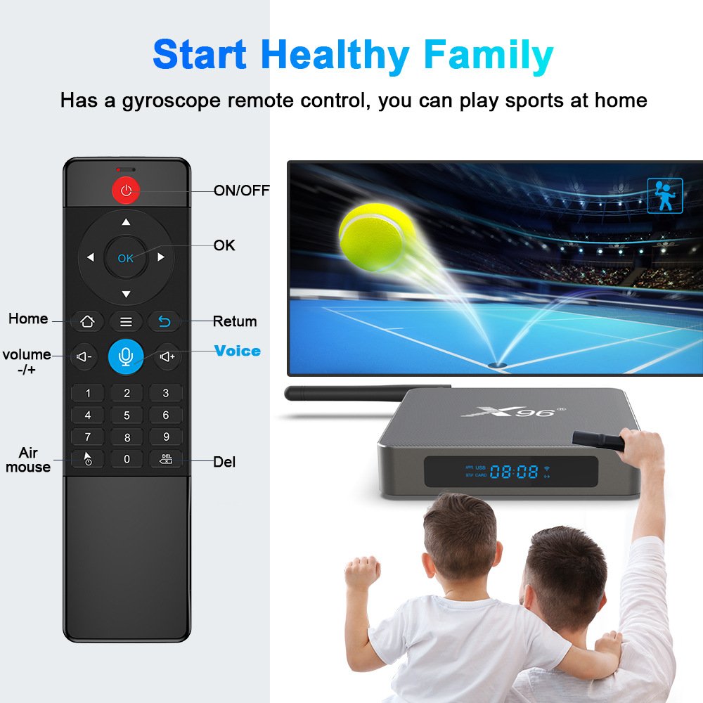 X96 X6 Android 11 network set-top box RK3566 5GWiFi Bluetooth 8K HD tv box TV box