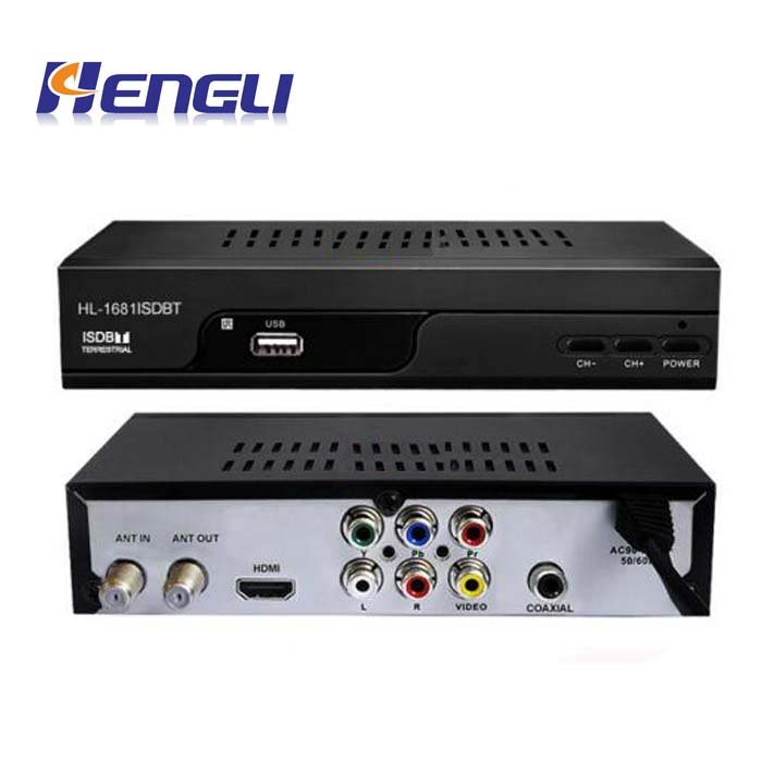 2024 Brazil/Peru/Costa Rica HD DVB-T2 receiver ISDBT HD Set Top Box For South America set top box digital set-top box