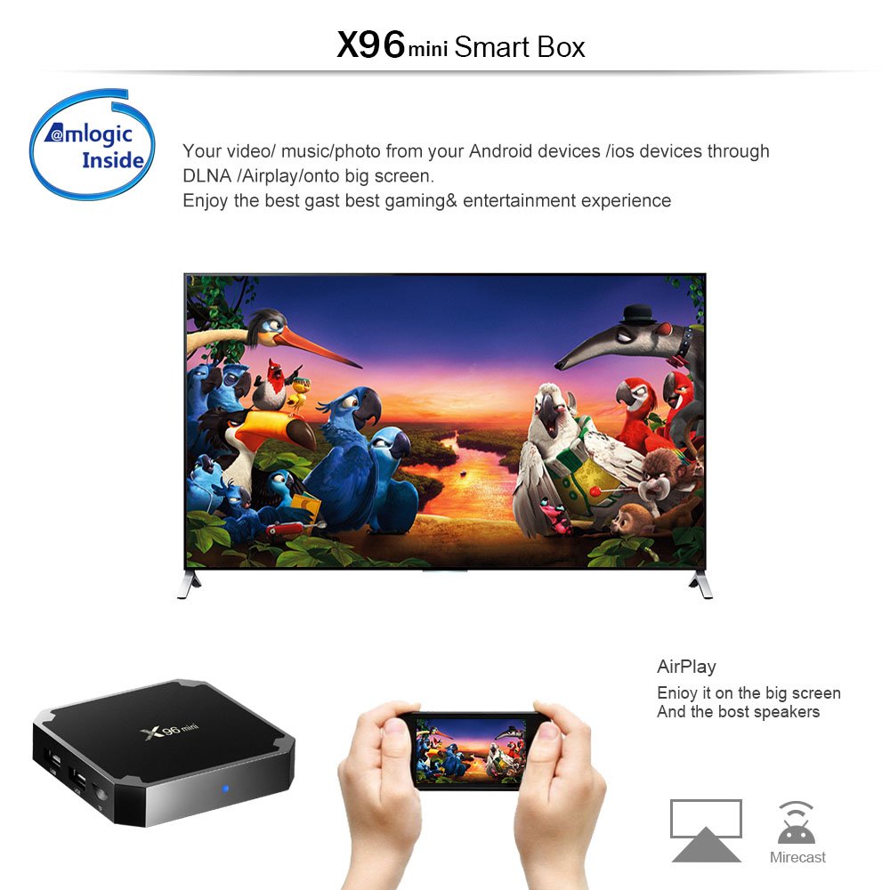 X96 mini Android 9.0 IPTV Box Amlogic S905W Media Player 4K IPTV Set Top Box