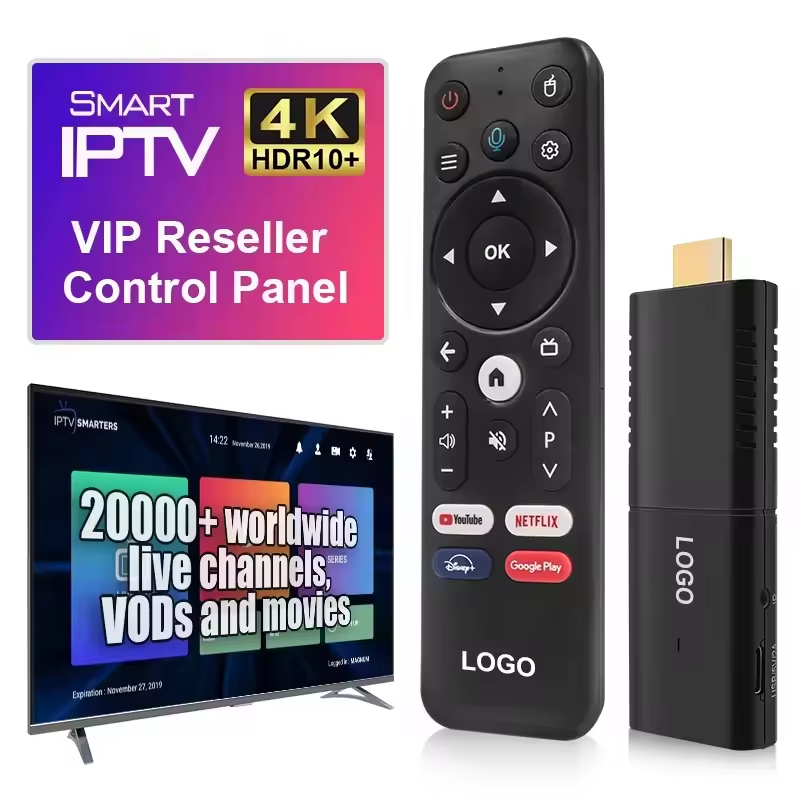 IPTV box Smart TV Stick T300 Android 12.0 Streaming Mytv smarters3 Player 4K TV box mega trex strong