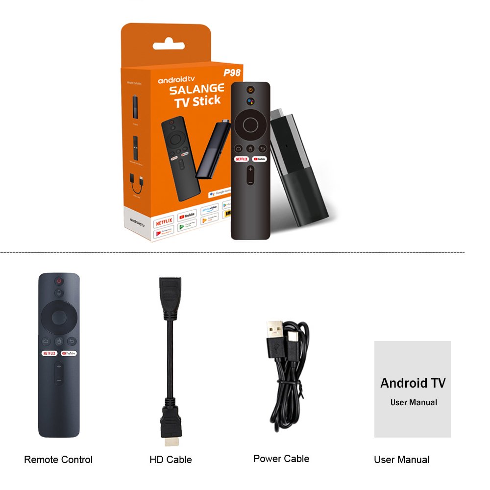 P98 all-round H618 network player 4K high definition USB Streaming TV Stick 4k M98 Y10 Smart tv box 4k android 14 tv stick