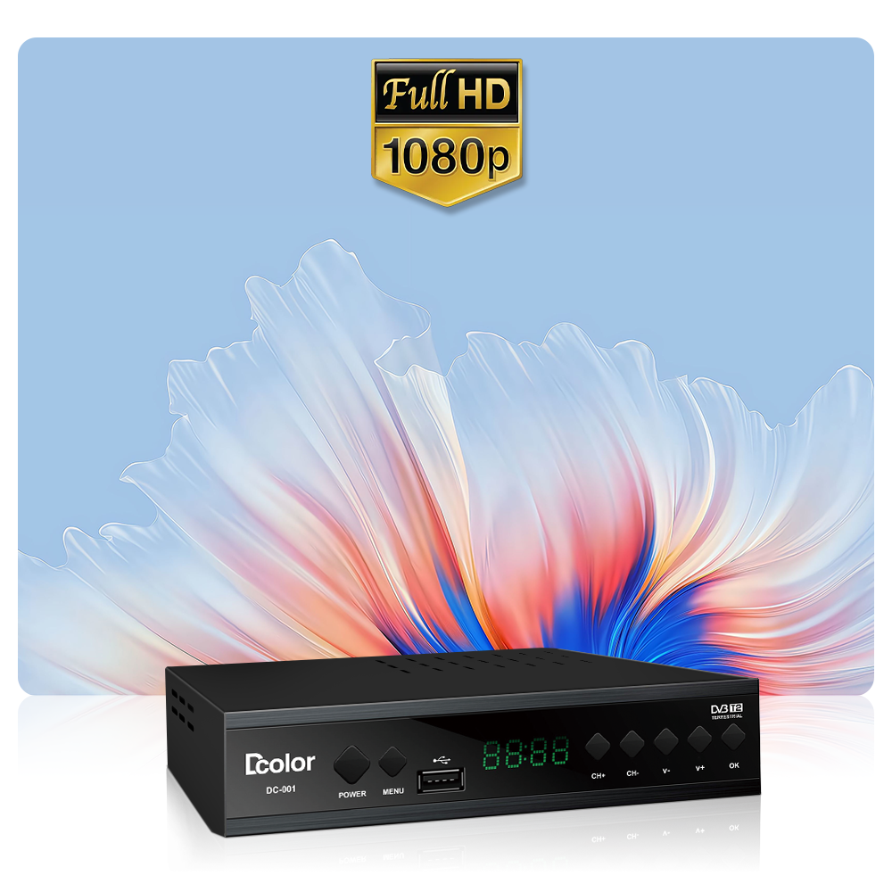 Factory Customized DVB-T2 Terrestrial Digital Receiver H264 TV Receive WIFI MPEG4 Set Top Box