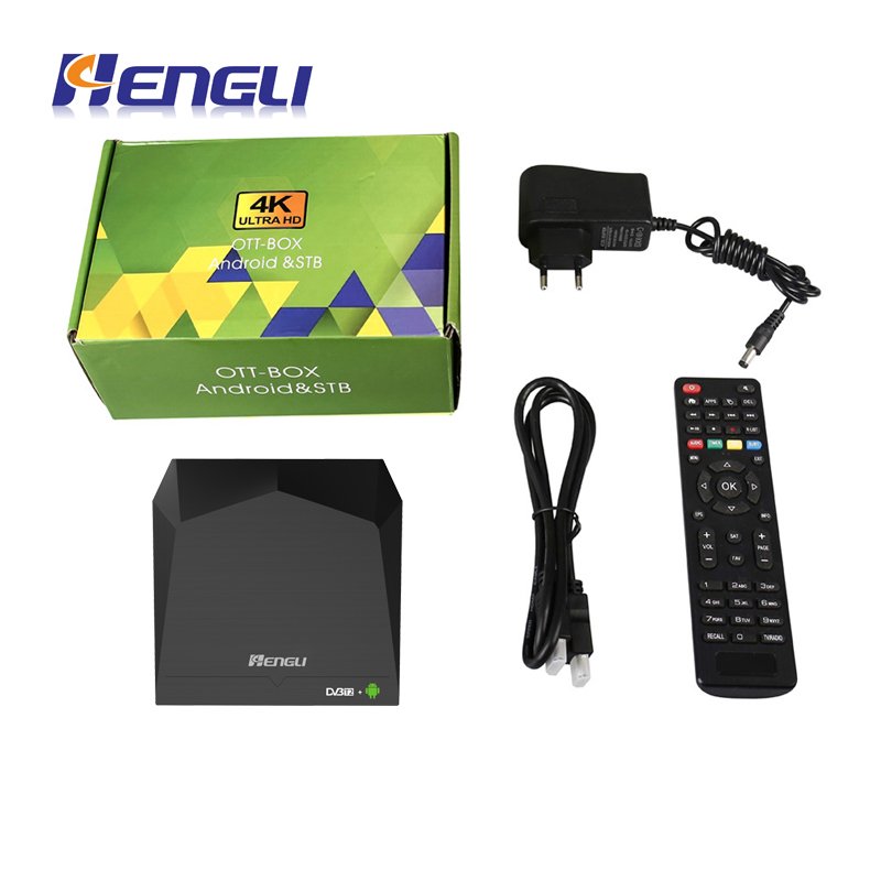 4K Smart Quad Core Android Tv Box STB Digital Fta Dvb T2 Receiver set-top box