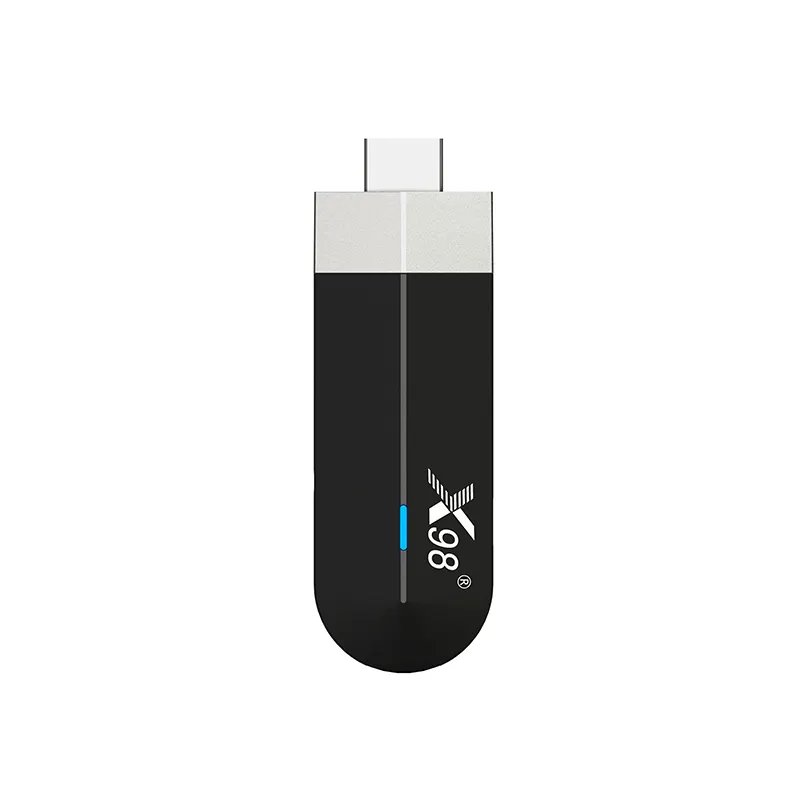 Mini TV Stick X98 S500 Android 11.0 Smart TV Box Amlogic S905Y4 2.4G/5G WiFi 4K H.265 HEVC BT Set Top Box Media Player X98S500