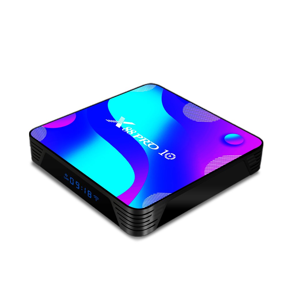 New Design 4k HDR Streaming Media Player Android11 Set Top Box with X88 PRO10 Strong Chip RK3318 Support BT4.1 TV Box WIFI5
