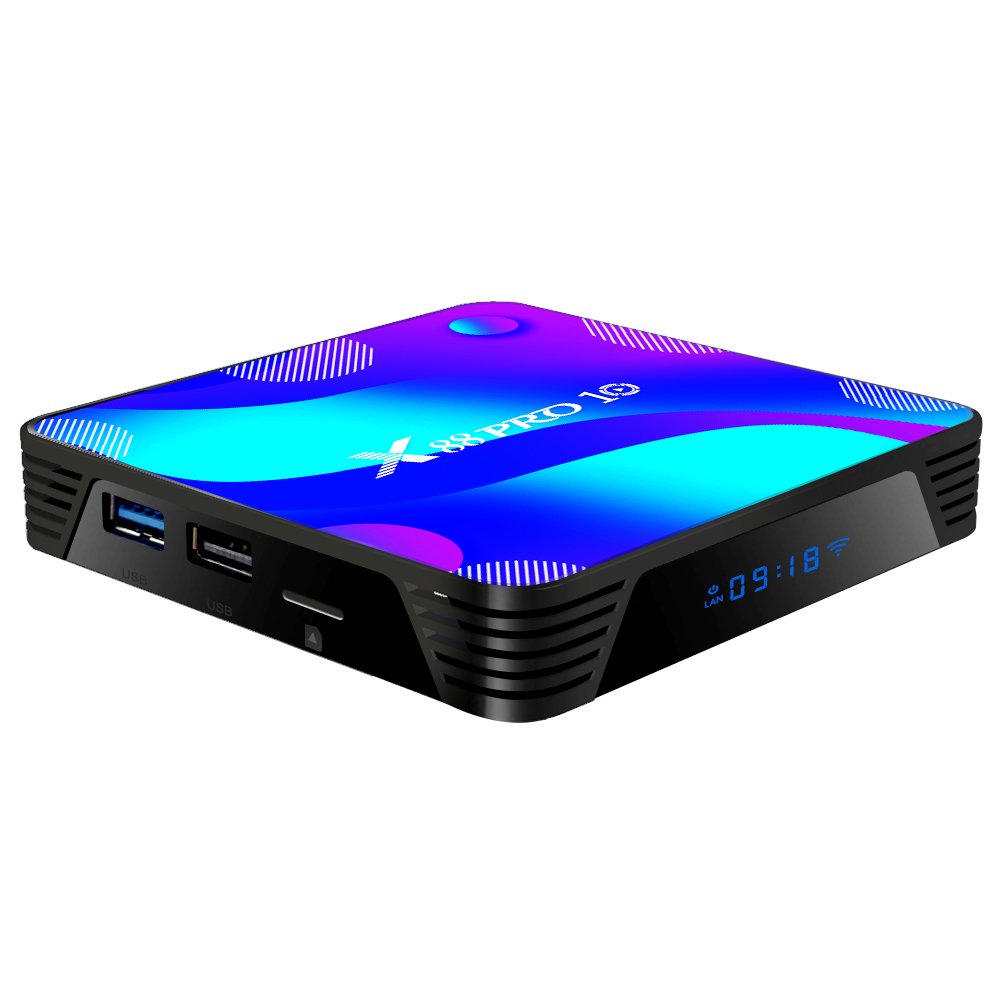 New Design 4k HDR Streaming Media Player Android11 Set Top Box with X88 PRO10 Strong Chip RK3318 Support BT4.1 TV Box WIFI5
