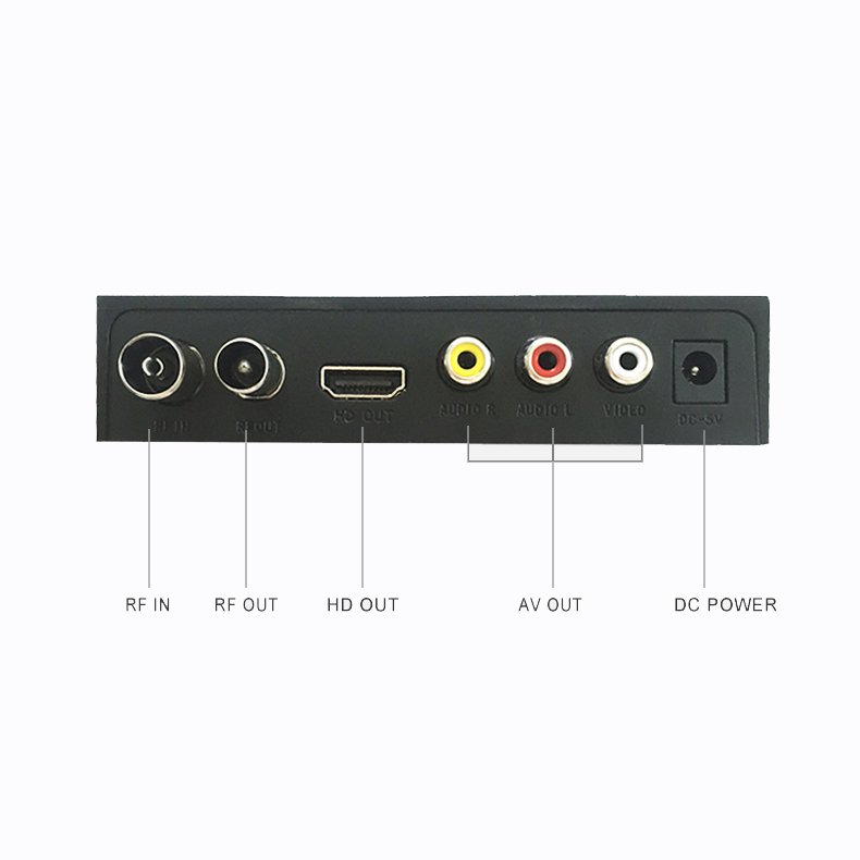 Wholesale Price DVB-T2 tv receiver T2 terrestrial digital converter box free to air with youtube DVB-T2 Set-top-box