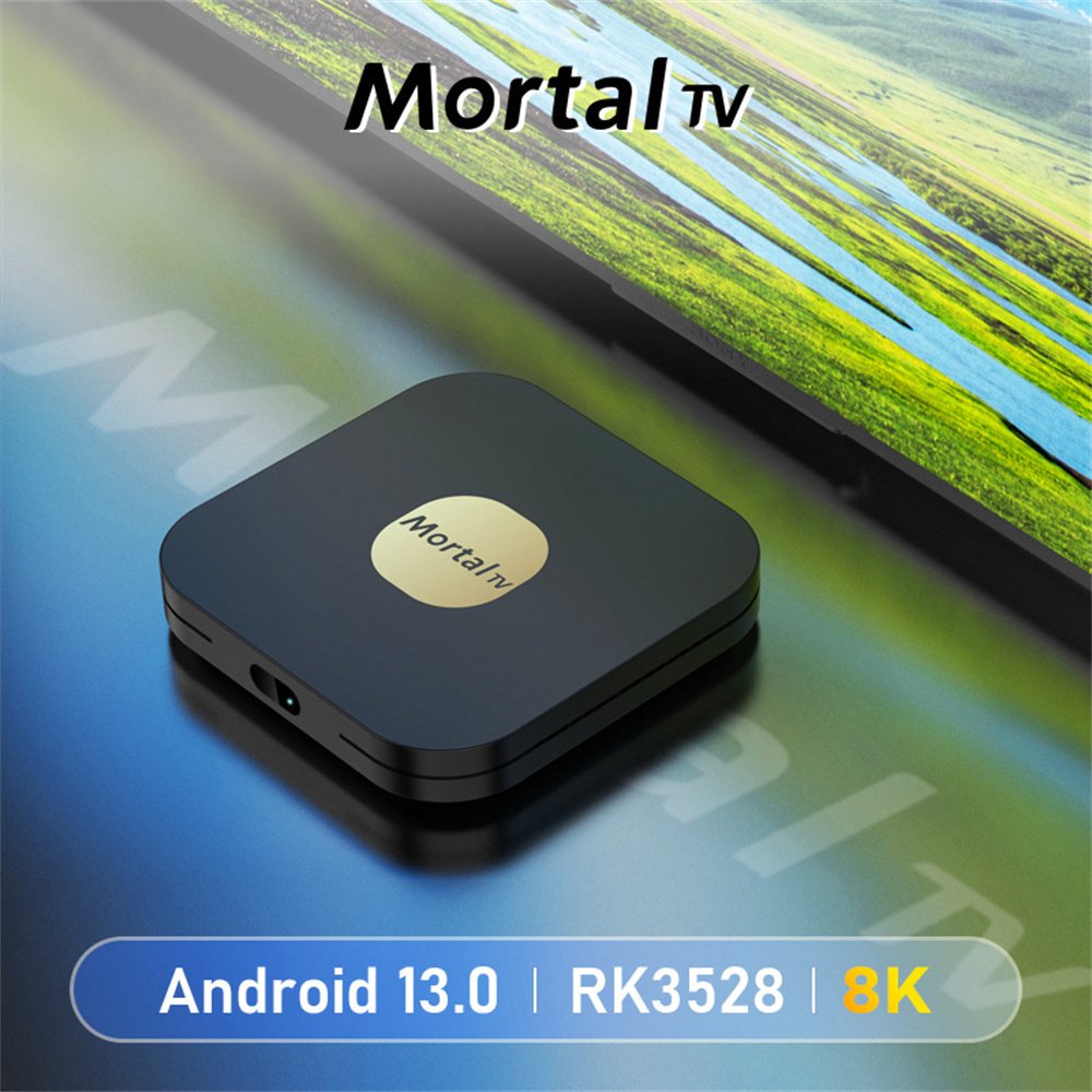 Montal T2 Android 13 Smart TV Box RK3528 Support 8K Video Decoding HD10 WiFi6 2.4G/5G Voice Remote Control Set Top Box