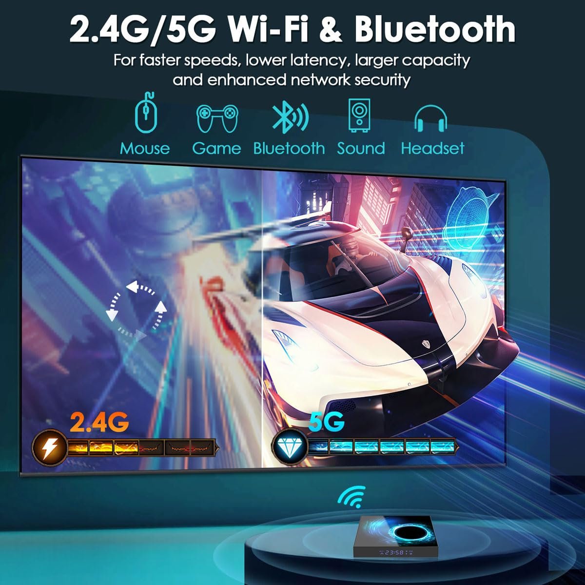 Gaxever Factory price T95 H616 android tv box 2gb ram 16gb rom Android 11 internet tv box T95 smart set top box