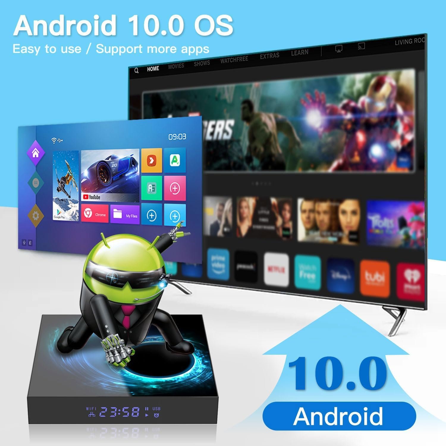 Gaxever Factory price T95 H616 android tv box 2gb ram 16gb rom Android 11 internet tv box T95 smart set top box
