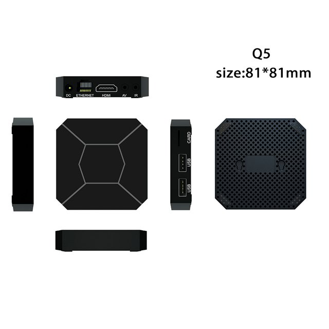 High definition TV Q5 voice H313 set-top box Android 10 Bluetooth 5G dual band wifi 4K TV box TV BOX 2G/8GB