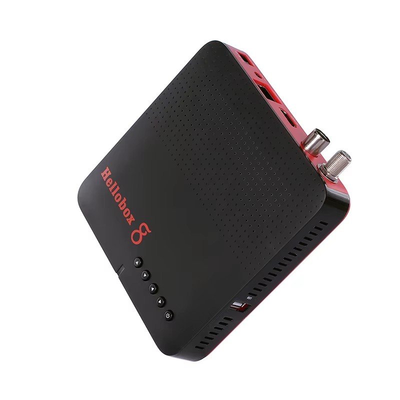 NEW Hellobox 8 Receiver Satellite DVB-S2x T2 Combo TV Box Support TV