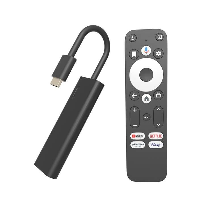 Factory Android TV Mini Stick Voice Remote Control 4K HD Smart Set-top Box smart tv stick