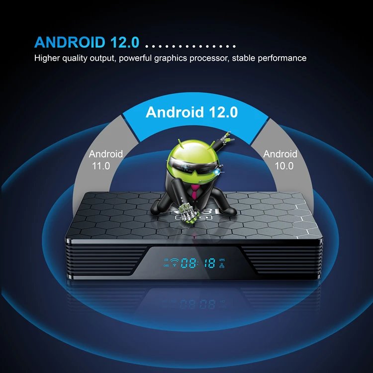 2024 Hot Selling Strong Trex Smart TV IPTVBox Android 8K 4K HD X98H Pro TV BOX Media Player Most Stable Set-top Box