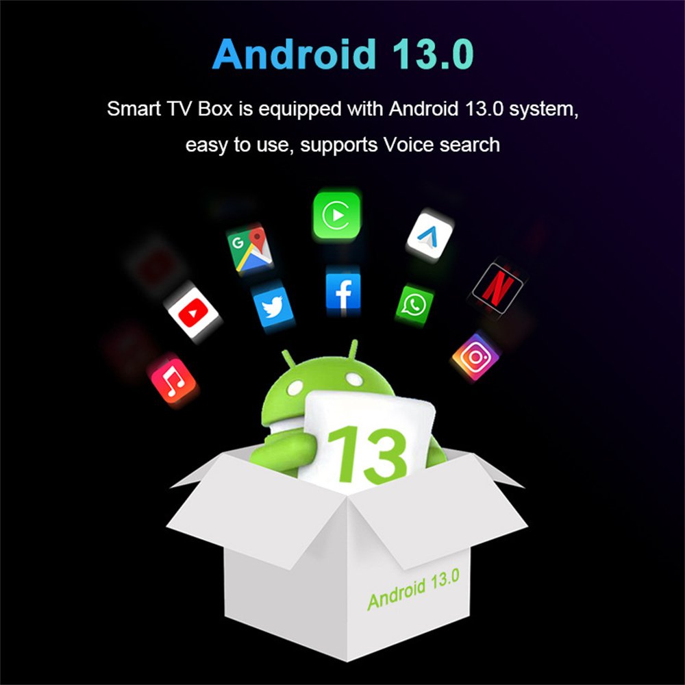 Montal T2 Android 13 Smart TV BOX Support 8K Video RK3528 WiFi6 2.4G/5G Voice Remote Control Set Top Box 2024