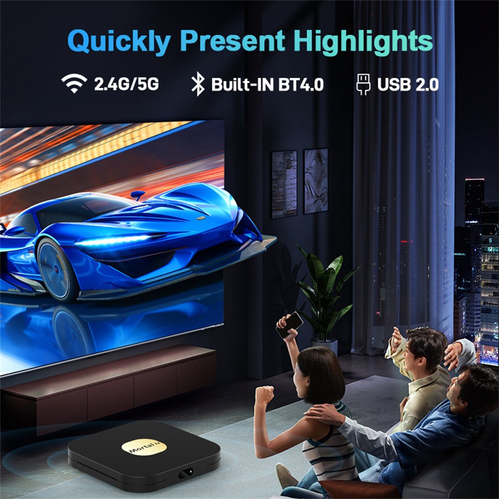 Montal T2 Android 13 Smart TV BOX Support 8K Video RK3528 WiFi6 2.4G/5G Voice Remote Control Set Top Box 2024