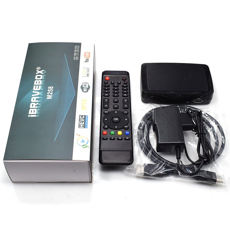 IPTV SET BOX Stalker iBRAVEBOX M258 H.265 digital tv receiver full hd tv decoder mini stb