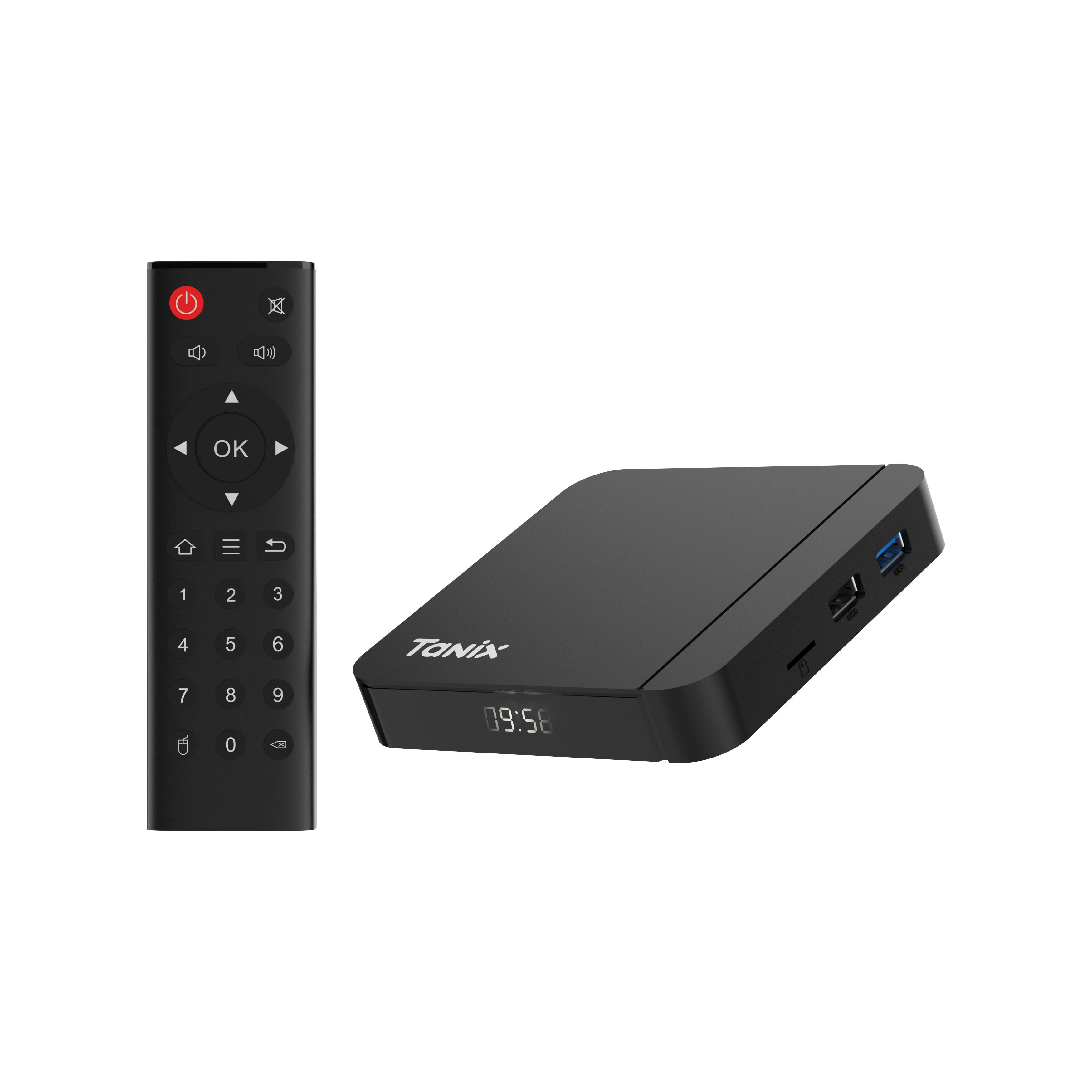 2024 Best Selling 4K Smart tv box ram 2GB flash 16GB 2.4G/5G Dual Wifi Amlogic S905W2-A Android 11.0 W2 set top box tv