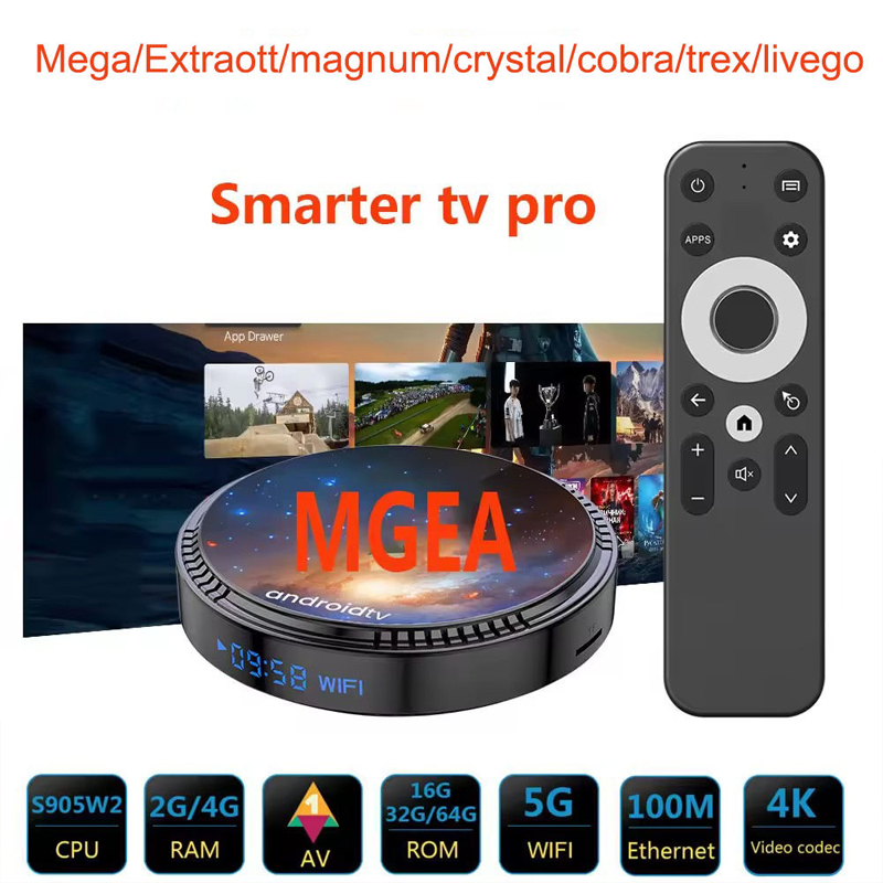 Strong 4K ott Android IP TV Box Smart TV Trex Media Player Set-top Box Hot Sell EX YU Germany Austria Albania