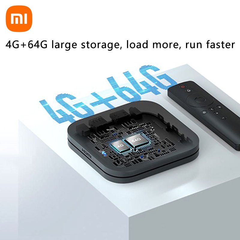 2024 New Arrival TV Box Voice Control 4S MAX Xiaomi Mi Box S 4K Android TV Box Media Player HDR
