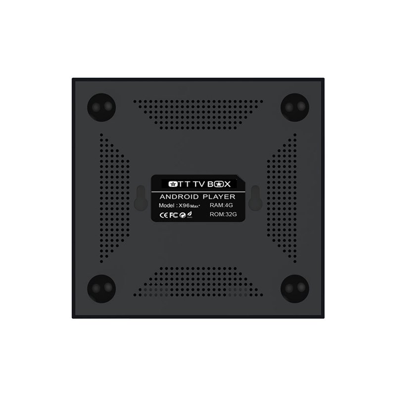 OEM Customize X96 Max Plus Android 9.0 TV box 2GB 16GB 2.4G Wifi Amlogic S905X3 8K smart tv box