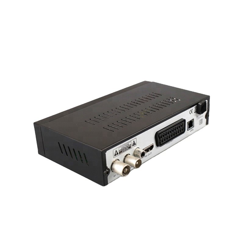 DVBT2 HD Terrestrial Digital TV Receiver H.265 HEVC 1080P H.264 TDT T2 FTA Set Top Box Metal Housing DVB-T2