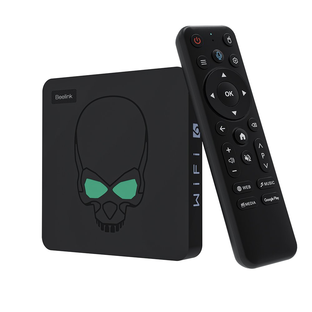 Beelink set top box GT-King Pro In-tel S922X-H 4GB RAM 64GB ROM Android 9 Wifi 6 LAN 1000Mbps BT5.0 Hifi Dol-by Audio tv box