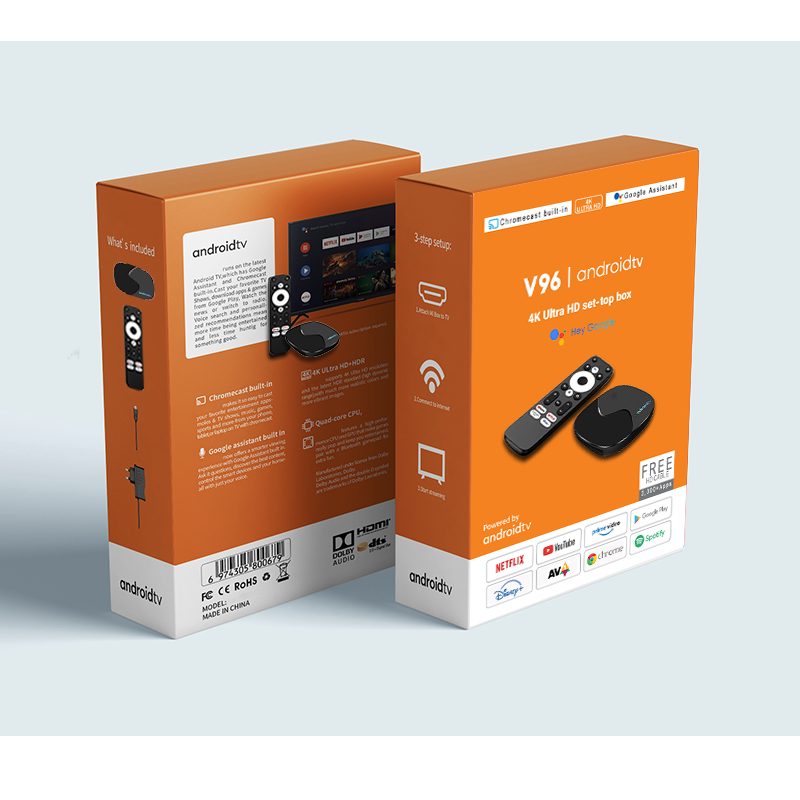 2024 hot IPTV Box V96 Free Test IPTV Subscription 2G16G TV box 4K HD 5000+ Apps Dual WiFi Android 10 Set Top Box