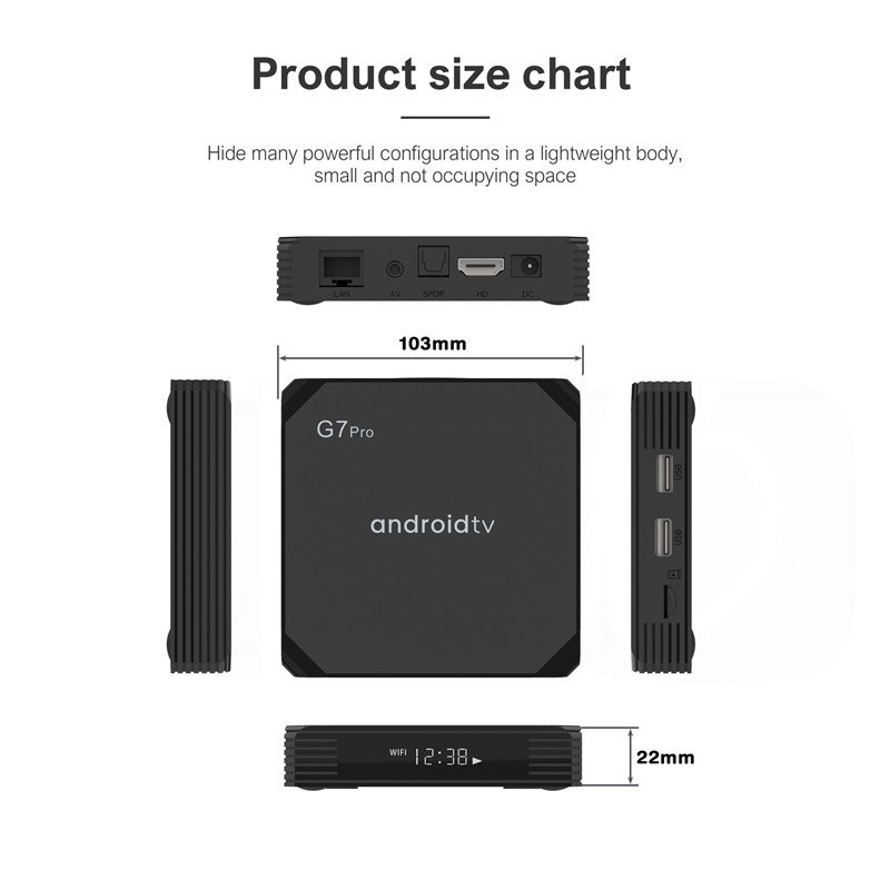 Newest 4k iATV G7PRO Android TV box android 11.0 dual wifi 2g 4GB Amlogic S905Y4 chipset G7 pro steaming smart set top box