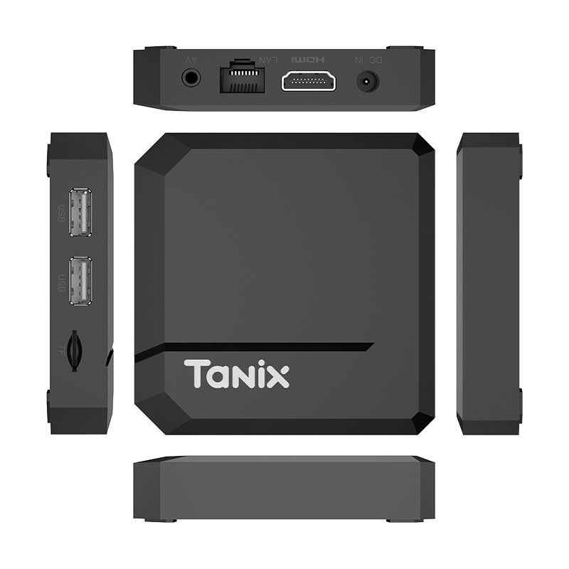 Android tv box Tanix Tx2 H618 2gb 16gb set top box Android 12 Smart TVBox H618 2.4G/5Ghz Wifi 4K Tanix btv box