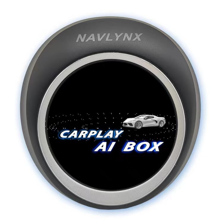 NAVLYNX ApplePie Touch Screen Wireless Carplay Ai box Android 13 4GB + 64GB Youtube-netflix Car Magic box Android Auto Dongle