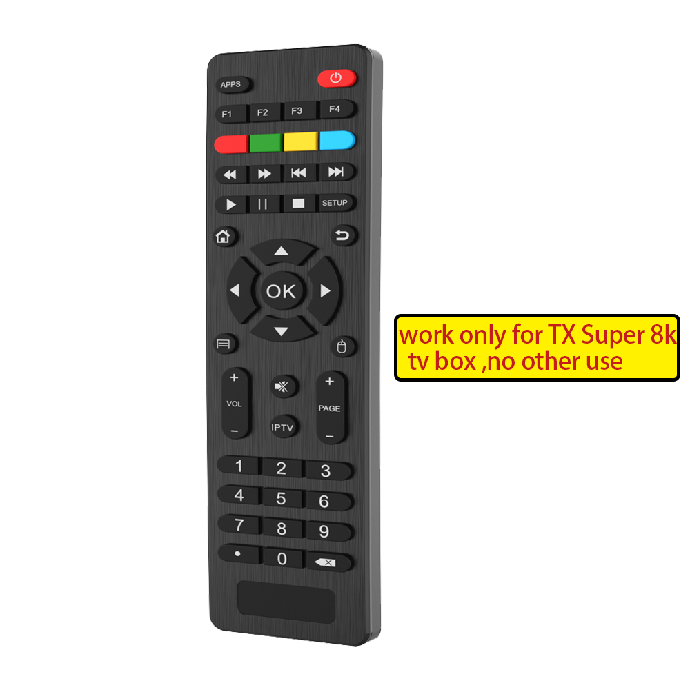 Factory Cheapest IR Remote Control Replacement for Android TV BOX TX Super 8K settop Box Learning Code Remote Controller