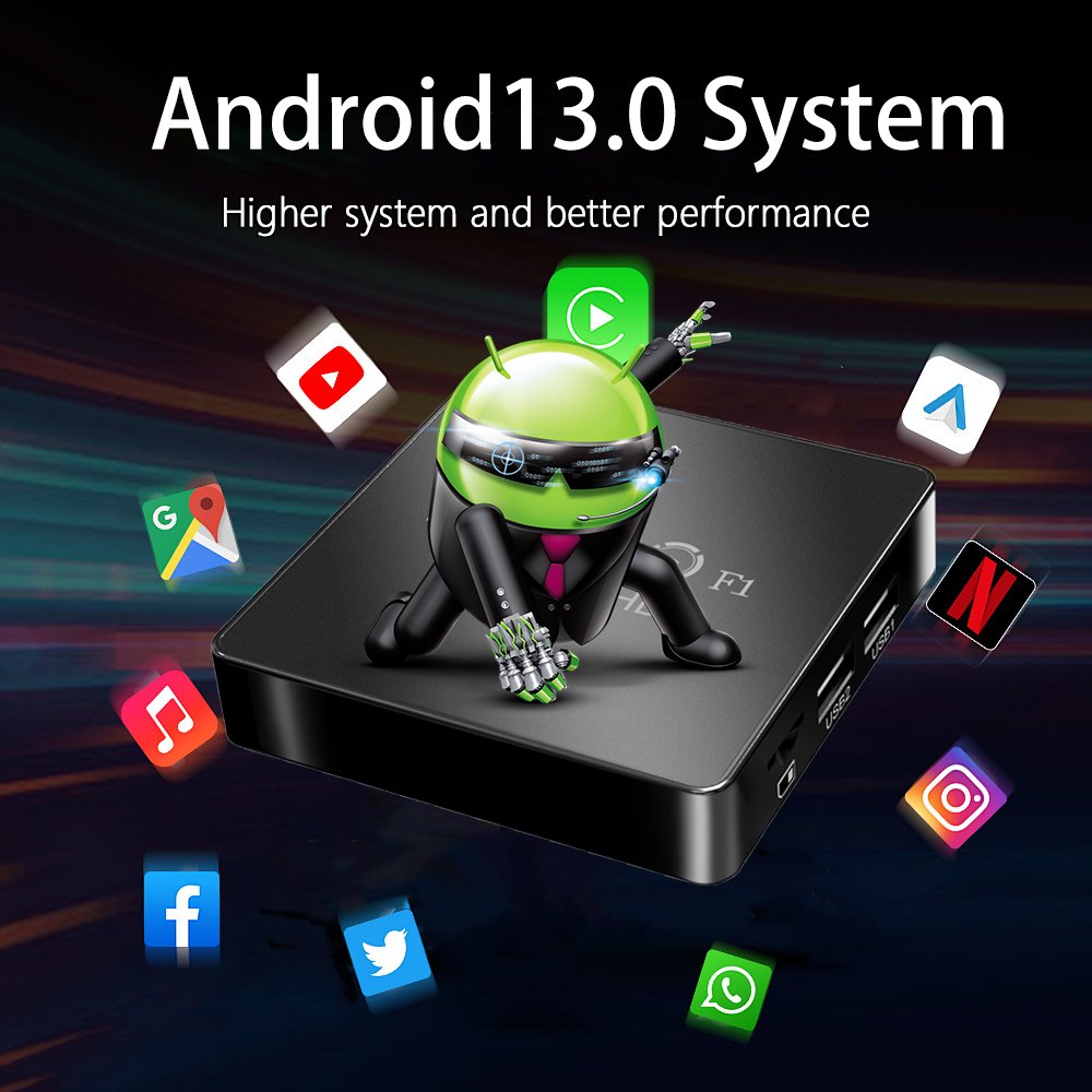Newest arrived MX10-F1 8K Android 13 tv box Allwinner H313 chip dual wifi smart Set Top Box 8K MX10-F1