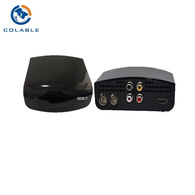 Free to air analog tv decoder mpeg4 isdb-t set top box COL601M-2