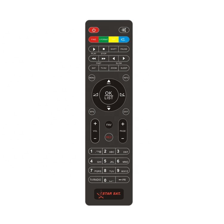 IR custom tv box remote CHIANGHONG TCL SKYWORTH smart TV remote control