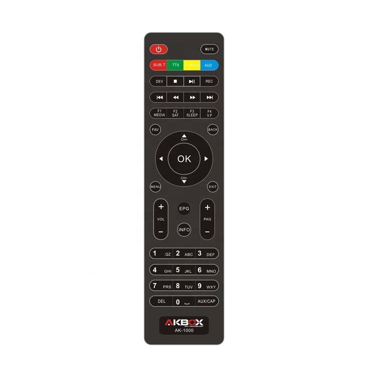 IR custom tv box remote CHIANGHONG TCL SKYWORTH smart TV remote control
