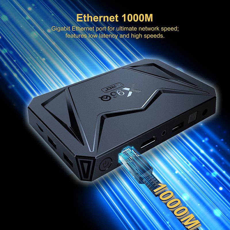 X96Q Pro Plus Video Player Set Top Box Android 14.0 8k H728 Octa Core 4GB Ram 32GB Rom Smart TV Box X96Q Pro+