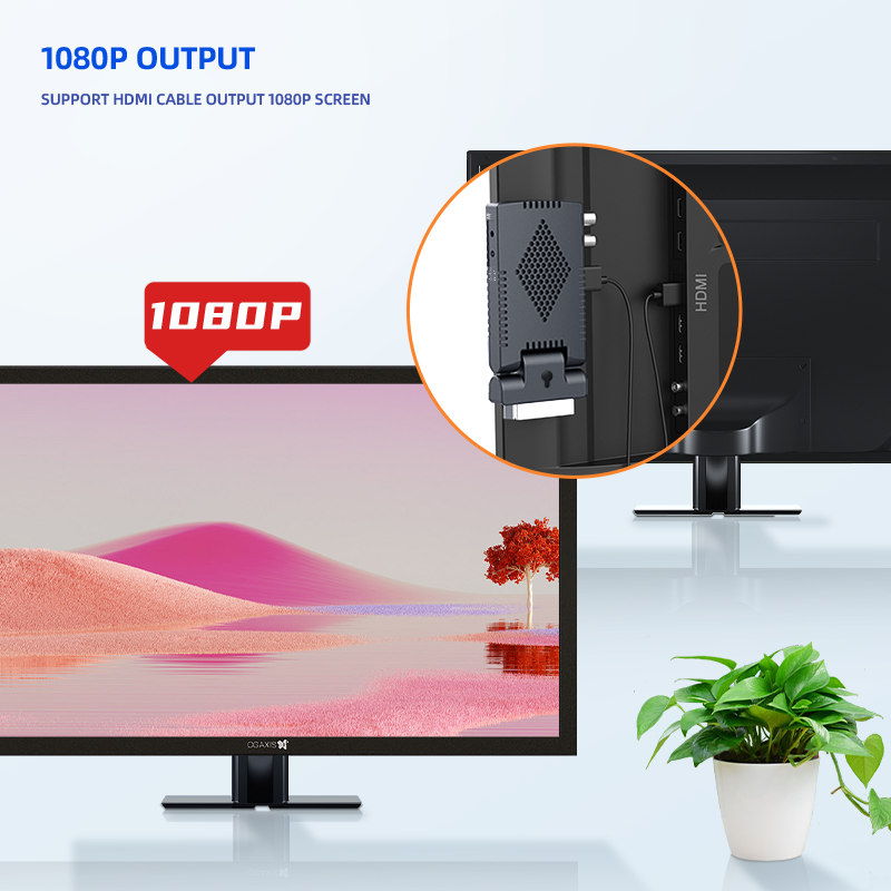 TV STICK DVBT2 Decoder Digital Terrestrial DVB T2 HD 1080P Receiver H265 MPEG4 Decoding Set Top Box