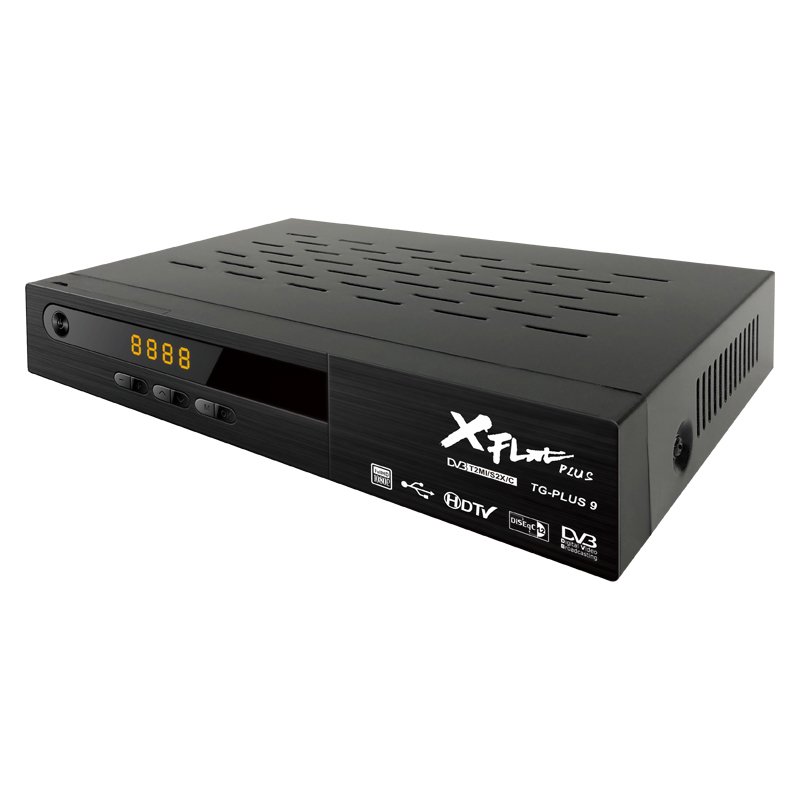 XFLAT PLUS TG-PLUS9 NEW DVB-T2+C combo satellite tv receiver sks set top box mpeg4 android digital satellite receiver decoder