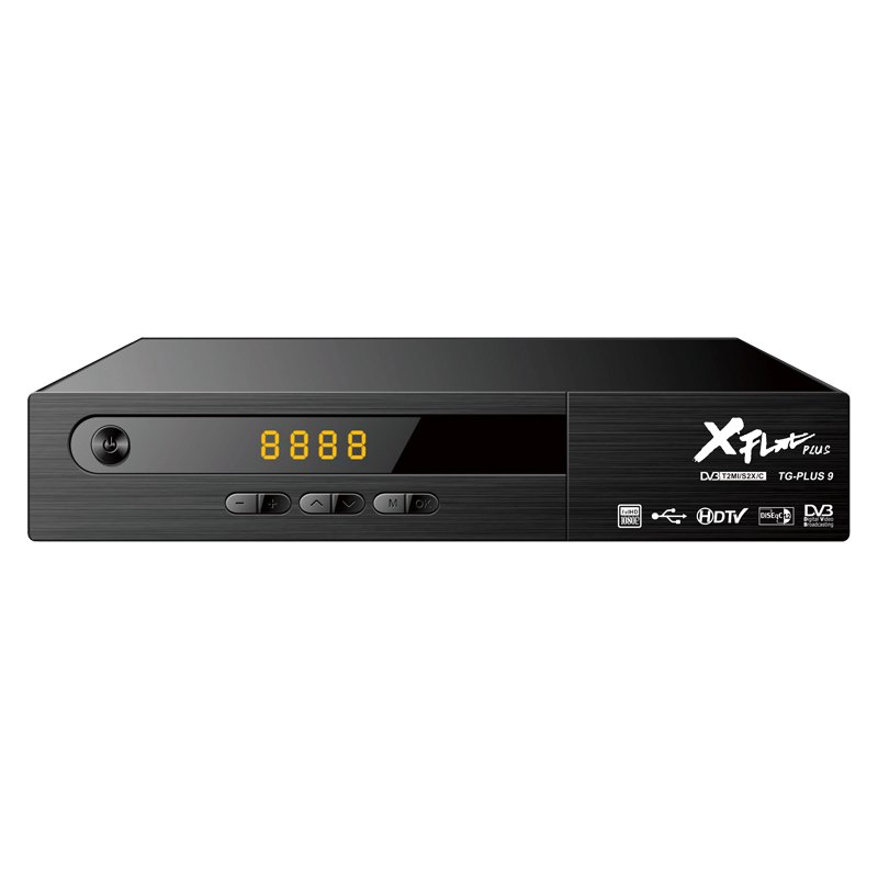 XFLAT PLUS TG-PLUS9 NEW DVB-T2+C combo satellite tv receiver sks set top box mpeg4 android digital satellite receiver decoder