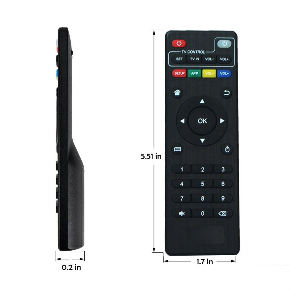 X96 Mini Replacement MBOX Remote Control For X96, M8, M8S, M8S Plus, T95M, T95N, T95X Android Smart TV Box